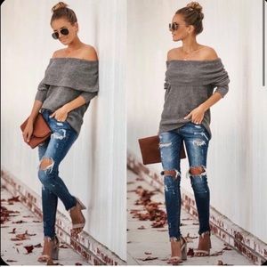 Vici off the shoulder sweater